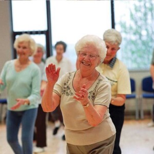 Residents Line Dancing at Saffron