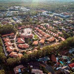 Aerial View of a Retirement Village